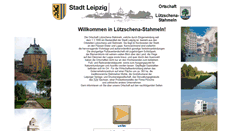 Desktop Screenshot of luetzschena-stahmeln.de